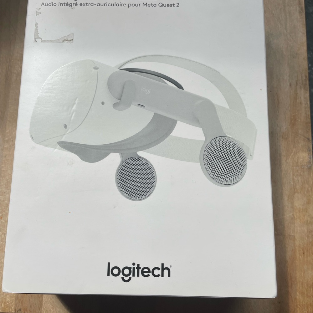 Logitech White VR Headset for Meta Quest 2